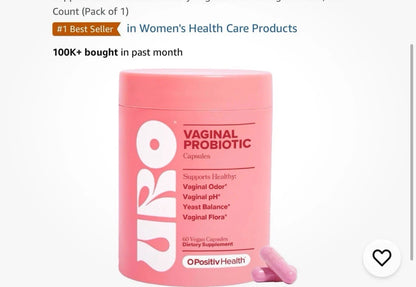 🌸 URO Vaginal Probiotic – Bienestar íntimo desde adentro 🌸
